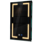 Specchio LED Verticale | Pulsanti touch | Funzione anti-appannamento | Luce bianca calda - Reyze Serie Salono Modello 2